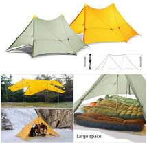 Ultralight 6-Person Backpacking Tent for 4 Seasons Camping with 20D Flys... - £118.27 GBP