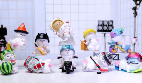POP MART ViViCat Lazy Helmet Series Confirmed Blind Box Figure Art Designer HOT!