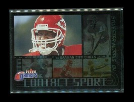 Vintage 2000 Fleer Gamers Chrome Football Card #10 Sylvester Morris Chiefs - £2.36 GBP