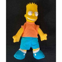 1990 Bart Simpson Plush Figure 8.5 Inch Vintage The Simpsons Collectible Doll - £14.53 GBP