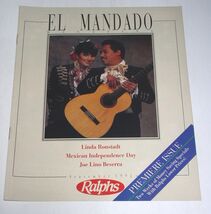 Linda Ronstadt Store Advertising Supplement Vintage 1992 Jo Lino Beserra  - $19.99