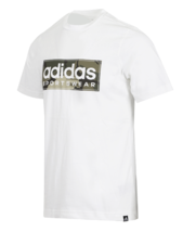 adidas Camo Graphic Tee Men&#39;s Sportswear T-Shirts Casual Top Asia-Fit NWT IN6473 - £31.86 GBP