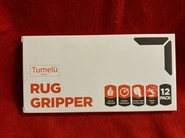 Tumelu Anti Curling Rug Carpet Tape  Gripper 12 Pack New in Box - £13.76 GBP