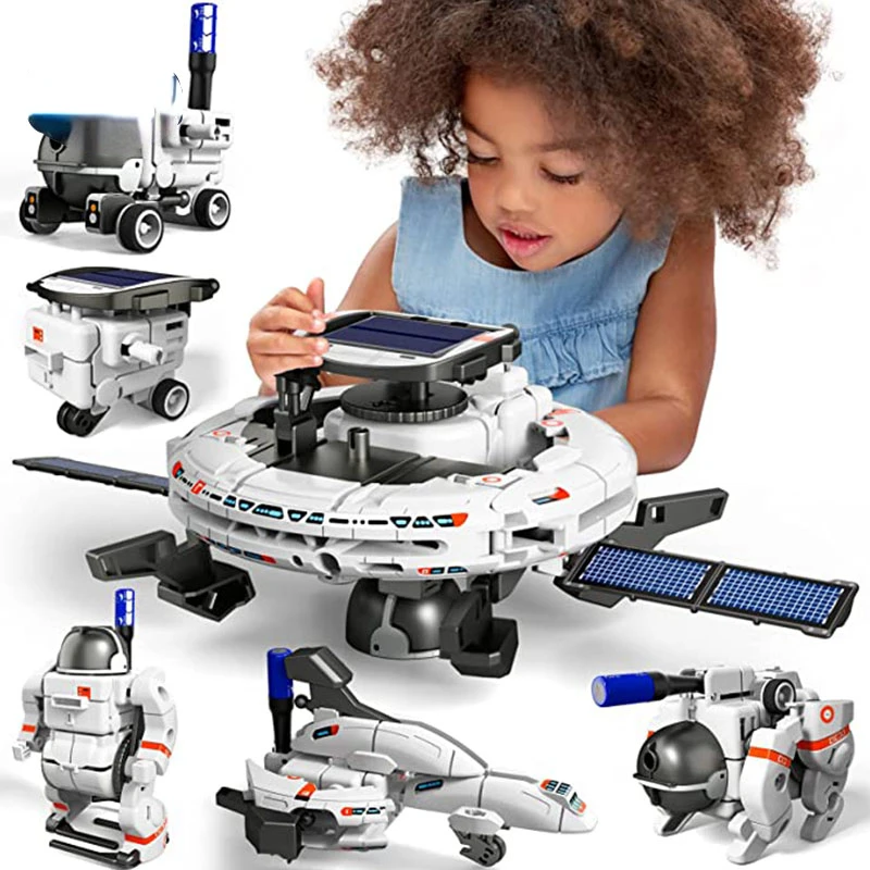 2023 Kids Science Experiment Solar Robot Toys 11 in 1 STEM Technology Gadgets - £30.76 GBP