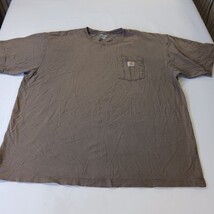 Carhartt K87 CHR Original Fit Men's Gray Cotton Short Sleeve T-Shirt Size 2XL  image 12