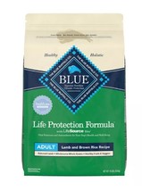 Blue Buffalo Life Protection Adult Dry Dog Food, Lamb and Brown Rice - 15 lb. - £61.72 GBP