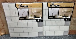 10-Sheet Peel and Stick Tile for Kitchen Backsplash, 12x12 inches White Subway - £47.78 GBP