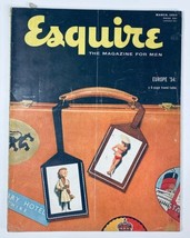 VTG Esquire Magazine March 1954 No. 244 Don&#39;t Trade In Your Old Wife No Label - £22.29 GBP