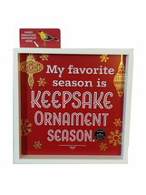 Hallmark Keepsake Ornament Season Sign Block - £11.17 GBP