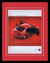 ORIGINAL Vintage 2004 Saturn ION Quad Coupe 11x14 Framed Advertisement - $34.64