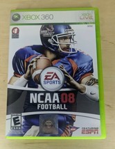 NCAA Football 08 (Microsoft Xbox 360, 2007) Complete CIB w/ Manual - £7.79 GBP