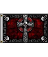 BIKER FLAG CELTIC CROSS    3 X 5 FLAG * - $9.90