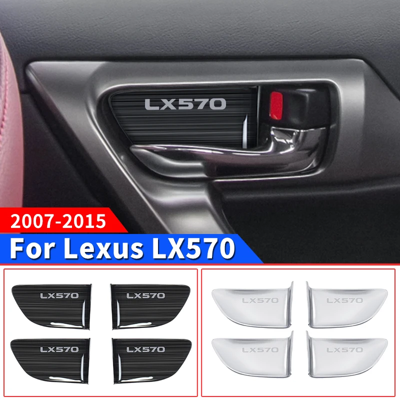 Stainless Steel Door Handle Panel For Lexus LX570 LX 570 2007-2015 2014 2013 - £37.17 GBP