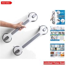 Ergonomic 2 Pack Shower Grab Bars - Tool-Free Safety Solution in Modern ... - $88.06