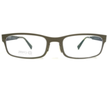 Zero G Eyeglasses Frames Montauk Olive Green/Brown Full Rim Rectangle 52... - $242.88