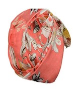 $36 INC International Concepts INC Sketched Flowers Pashmina Orange One ... - $14.96