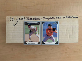 1991 Leaf Baseball New Open Box Complete Set Of 528 + Harmon Killebrew Puzzle - £14.32 GBP