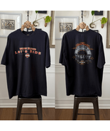 Harley Davidson Work Sucks Let&#39;s Ride T-shirt Motorcycle Huston TX 3XL - $23.04