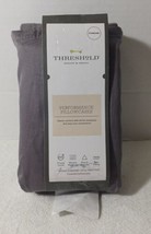 Threshold 2CT Dark Gray Standard 400 Thread Count Solid Pillowcase Set BR4 - £15.78 GBP