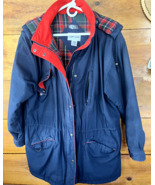 Vintage Cabin Creek Women&#39;s Winter Coat Jacket Blue Plaid Lined Large (1... - €34,07 EUR