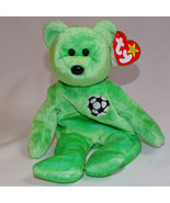 RARE Ty Beanie Baby Kicks The Soccer Bear Retired Plush Toy With Tags Gr... - $12.19 CAD