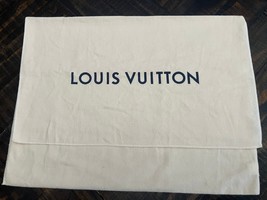 Louis Vuitton Beige Fold Over Envelope Dust Bag 18”x13” - $501.23 MXN