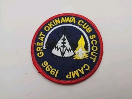 Vintage Great Okinawa Cub Scout Camp 9661 Patch Boy Scouts of America BSA - £1.72 GBP