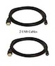 2 USB Cables for Kodak C653 C663 C703 C713 C743 C763 C813 C875 C913 C101... - £9.15 GBP