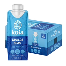 PROTEIN SHAKES DRINKS MEAL REPLACMEMENT PLANT BASED VANILLA BEAN KOIA SH... - £44.83 GBP