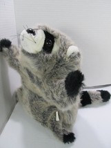  Vintage DAILIM Korea 1990 Racoon full body Hand Puppet 10&quot; Realistic - £11.09 GBP