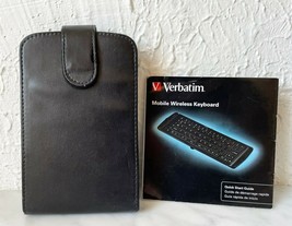 Verbatim Mobile Wireless Bluetooth Keyboard - 97537 Black Folding Keyboard - £22.67 GBP
