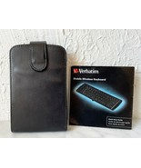 Verbatim Mobile Wireless Bluetooth Keyboard - 97537 Black Folding Keyboard - £22.68 GBP