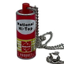 Vintage Hi-Top Leakproof Battery Mini Plastic Charm Necklace - £19.78 GBP