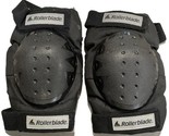 Rollerblade Knee Pads Adult Size Medium Black - Vintage Inline Skate Gear - £11.04 GBP