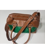 Vintage St. John’s Bay Leather / Green Handbag Purse Satchel JCPenney - $43.32 CAD