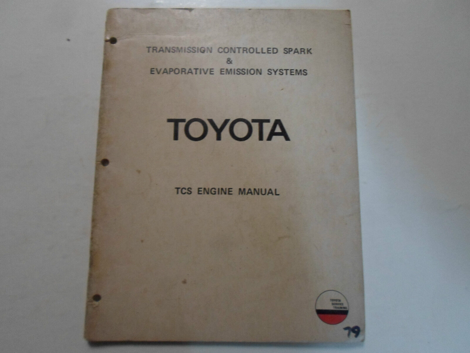 1979 Toyota TCS EMS Engine Service Repair Shop Manual Factory OEM Book Used - $19.79