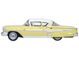 1958 Chevrolet Impala Sport Colonial Cream w Snowcrest White Top 1/87 HO Scale D - £18.54 GBP