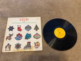 1971 Elvis Presley Elvis Sings The Wonderful World of Christmas LP Vinyl record - £8.13 GBP