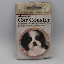 Super Absorbent Car Coaster - Dog- Shih Tzu - Puppy Cut - $5.89