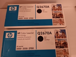 HP Q2670A Black Toner Cartridge for LaserJet 3500 Series Factory Sealed ... - $149.99