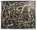 Max schacknow Paintings Symphony in brown 313226 - $99.00