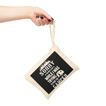 Sorry Camper Parking Quote Accessory Zipper Pouch with Strap, Cotton Can... - £12.28 GBP