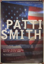 Patti Smith Poster Fillmore San Francisco April 15-17 2000 Mint Patty - £50.47 GBP