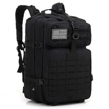 50L Large Capacity Man Army  Backpa  ault Bags Outdoor 3P EDC Molle Pack For Tre - £88.36 GBP