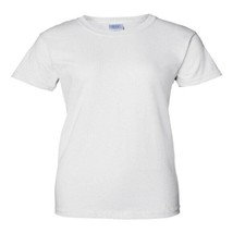 3PKS) Gildan Ladies Women Solid Short Sleeve T Shirt [White] -Medium - £11.40 GBP