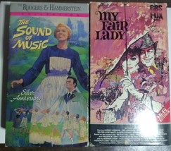 20th Century Fox VHS Lot: My Fair Lady and the Sound of Music - £9.52 GBP