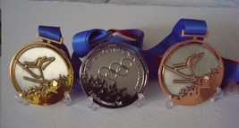 1994 Norway Lillehammer Olympic Medals Set (gold/silver/bronze) with Sil... - $89.00