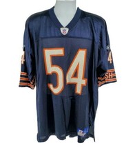 Chicago Bears Brian Urlacher Jersey Size XL Navy Blue NFL Authentic Reebok - £31.43 GBP