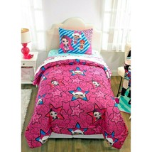 LOL Surprise Children Bedding Comforter and Sham Pink Microfiber Reversi... - $52.66