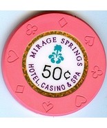 MIRAGE Springs Casino 50 cent Chip - $110.90 MXN